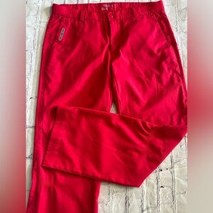 NIKE GOLF mens size 35x30 red casual / golf pants in great shape